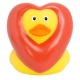 Rubber duck heart LILALU  Lilalu