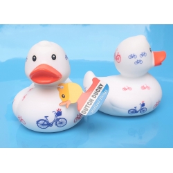 Rubber duck DUTCH DUCKY bicycle 8 cm B  Dutch Ducky