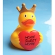 Gummi-ente / frosch mit eigenen Name oder Text  Home