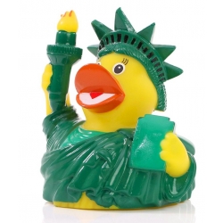 Gummi-ente Staue of Liberty New York USA DR  Welt enten