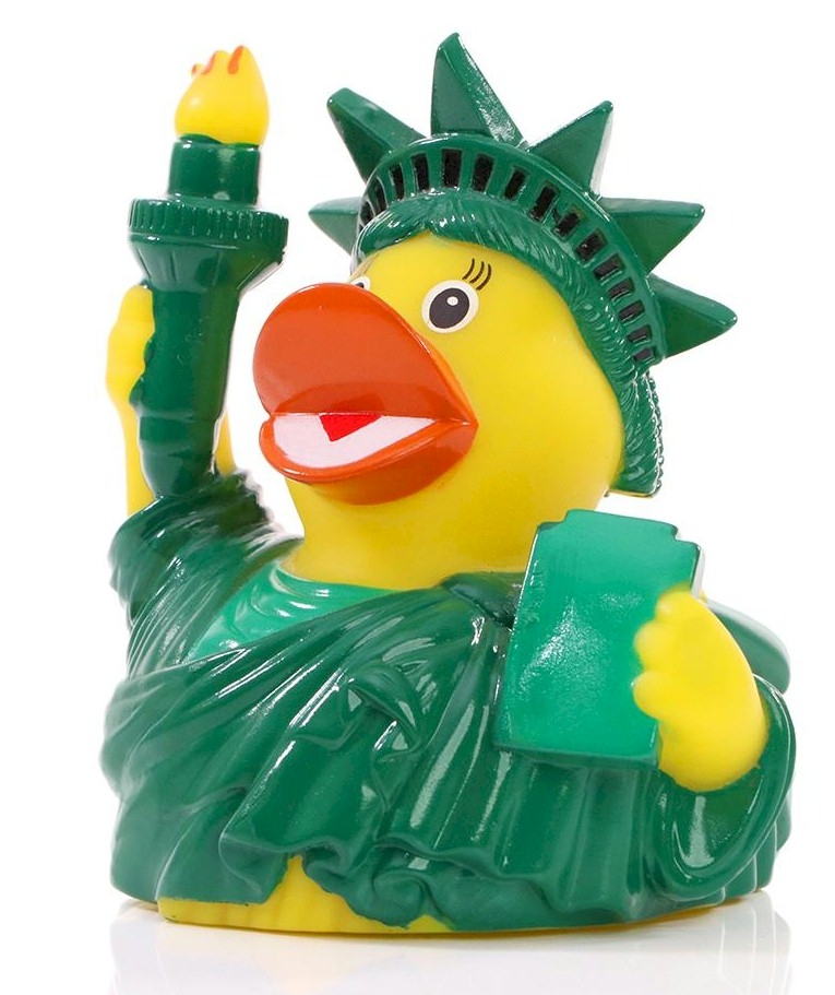 Badeend vrijheidsbeeld New York USA DR