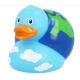 Rubber duck Globe LILALU  Lilalu