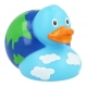 Rubber duck Globe LILALU  Lilalu