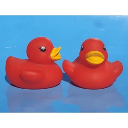 Gummi-ente mini rot B (100: € 0,90)  Übrige farben