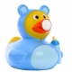 Badeend baby blauw DR  Kraamkado