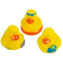 Rubber duck mini beach (per 3)  Mini ducks
