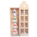 Wine / rubber duck box canal house  with DUTCH DUCKIES with cannabis duck