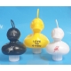 Ente mit Haken GROSS Gelb  Kermisenten