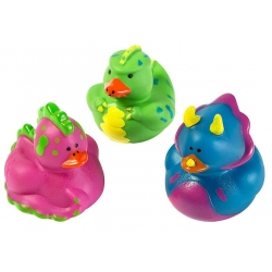 Rubber duck mini dino (per 3)  Mini ducks