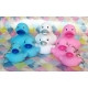 Badeend baby blauw 8 cm B  Overige kleuren