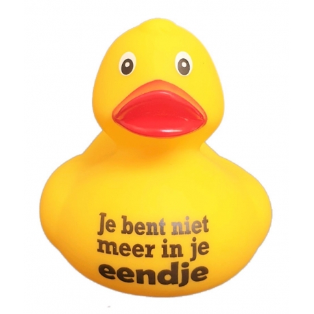 DUCKY TALK  Je bent niet meer in je eendje  Eendjes met tekst