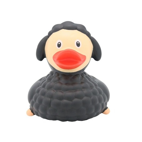 Gummi-ente Schaf Schwarz LILALU  Lilalu