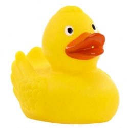Badeente ducky 8.5 CM mit Metallplatte im Boden für ein Entenrennen  Enten race