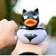 Rubber duck Dark Duck Hero grey LILALU  Lilalu