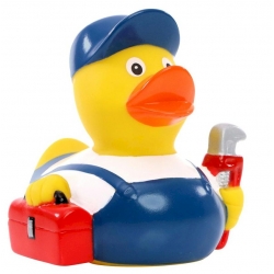 Badeente Ente Klempner DR  Beruf enten