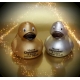 DUCKY TALK Merry Christmas & happy NEW YEAR Gold  Enten mit tekst