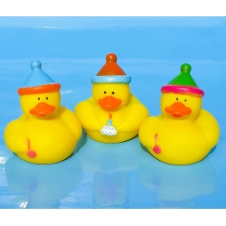 Rubber duck mini birthday (per 3)  Mini ducks