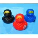 Rubber duck mini Ninja   (per 3)
