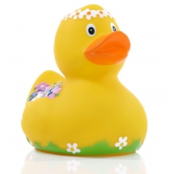 Gummi-ente Blumendesign DR  Mehrere enten