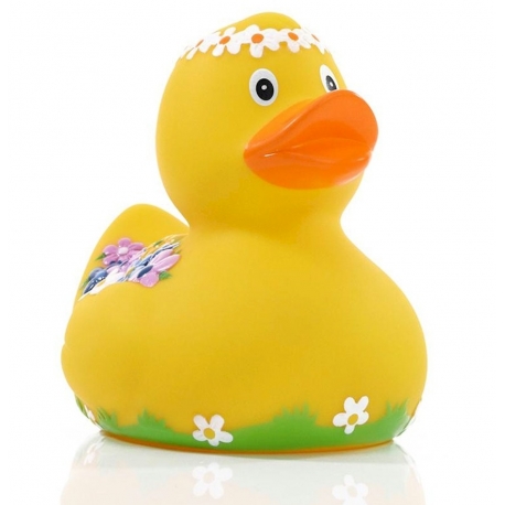 Gummi-ente Blumendesign DR  Mehrere enten