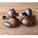 Gummi-ente Bronze 8 cm B  Gold