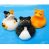 Rubber duck mini cat (per 3)