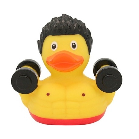 Rubber duck Bodybuilder LILALU  Lilalu