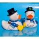 Rubber duck snowman DR  More ducks
