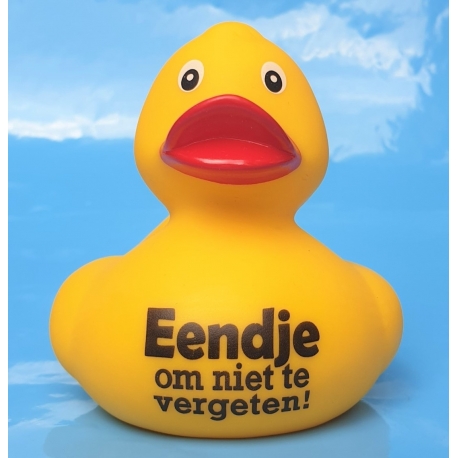 DUCKY TALK Eendje om niet te vergeten yellow  Ducks with text