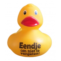 DUCKY TALK Eendje om niet te vergeten yellow  Ducks with text