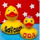 Rubber duck 12,5 cm DR  Yellow