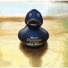 Rubber duck  Merry Christmas & happy NEW YEAR black