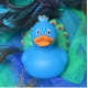 Rubber duck peacock LILALU  Lilalu