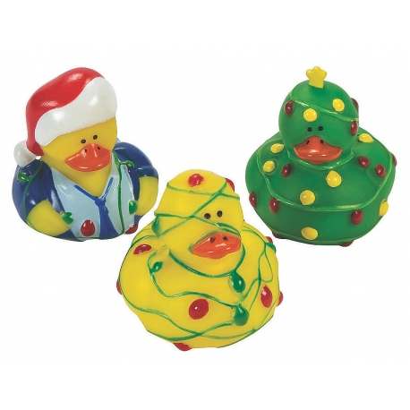 Rubber duck Christmas Lights (per 3)  Mini ducks