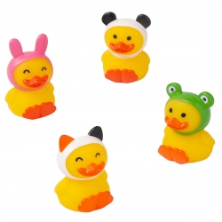 Rubber duck mini Animal Costume (per 4)  Mini ducks