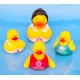 Rubber duck Yoga (per 3)  Mini ducks