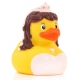 Badeend bruidspaar D kado met hart confetti  Kadoset enz