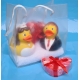 Gummiente Hochzeitspaar D Geschenk mit Herz Konfetti  Giftset Usw.