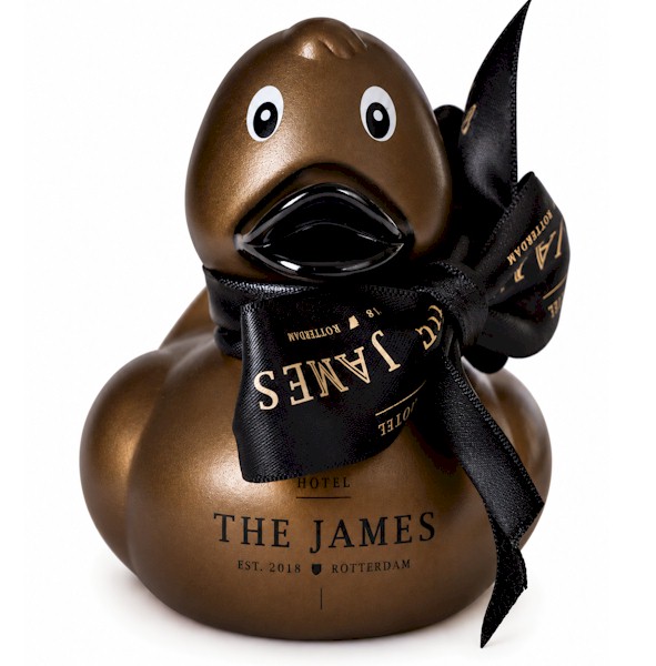 Badeend met logo James